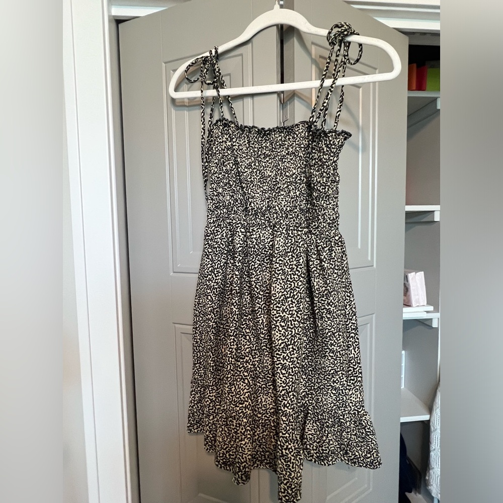Top Shop leopard print mini dress